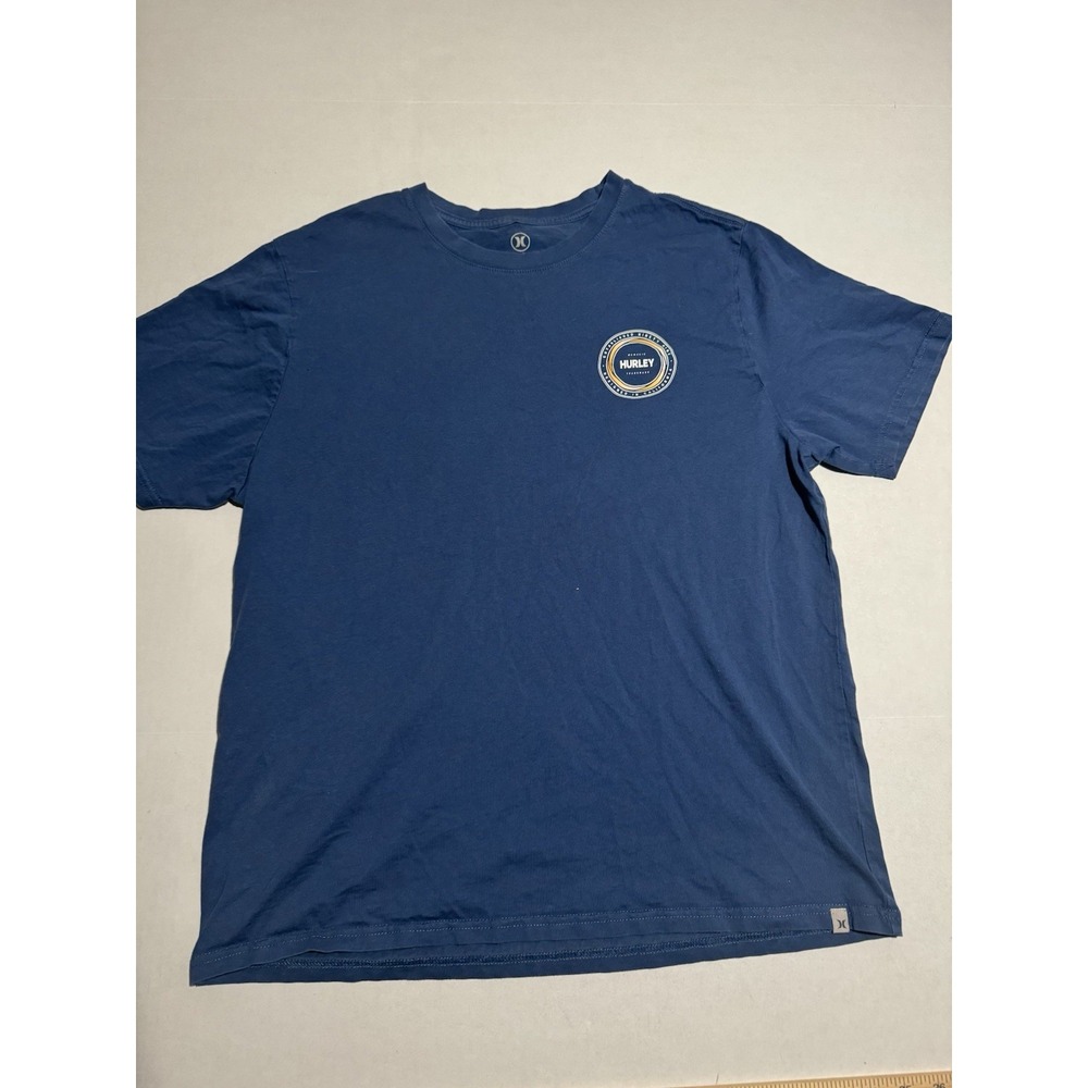 Hurley Skateboard Sk8 'Designed in Cali' Blue Tee, Large‎ T-shirt